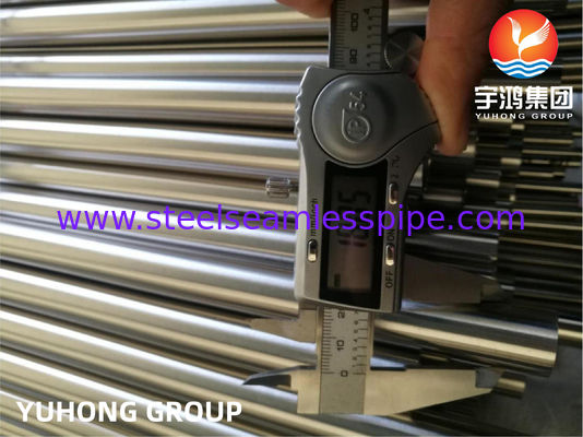 ASME SA213 TP321 Tubo brillante BA para altas temperaturas en las industrias alimentarias