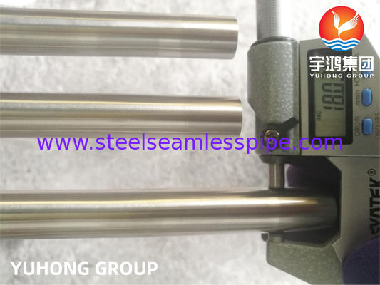 ASME SA213 TP321 Tubo brillante BA para altas temperaturas en las industrias alimentarias