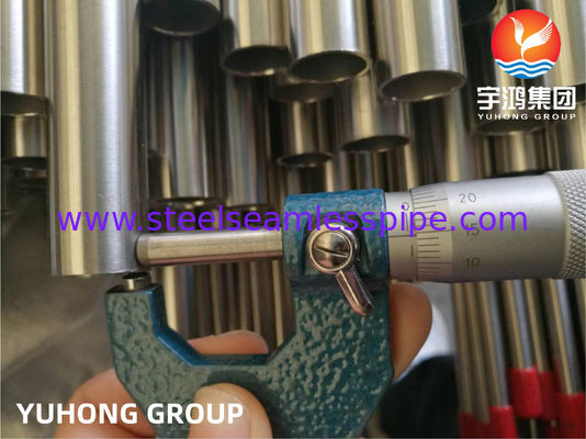 ASME SA213 TP321 Tubo brillante BA para altas temperaturas en las industrias alimentarias