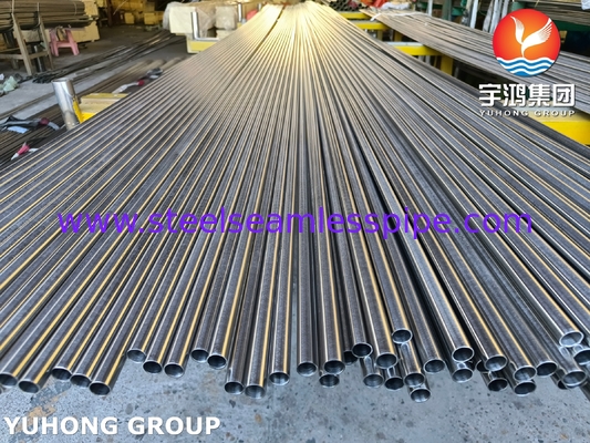 El tubo de intercambiador de calor de acero inoxidable ASTM A213 TP321H S32109 Brillante recocido