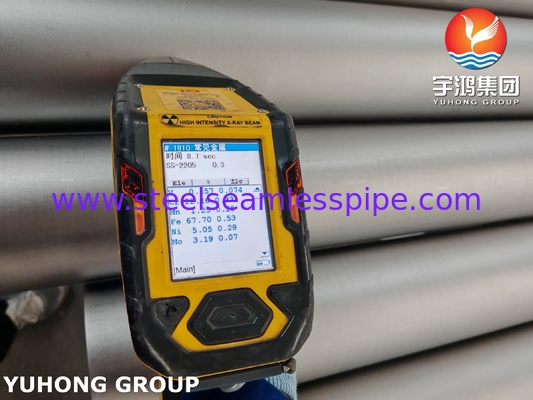 Tubo de acero inoxidable duplex ASTM A790 S32205 para la industria del petróleo y el gas