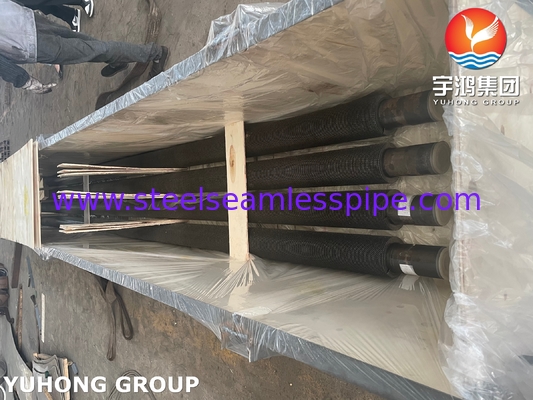 ASTM A335 P9 Serrated Fin Tube With CS Fin For HSRG System and Superheater
