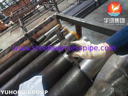 ASME SA312 TP321H High Frequency Welded Fin Tube For Heat Exchanger