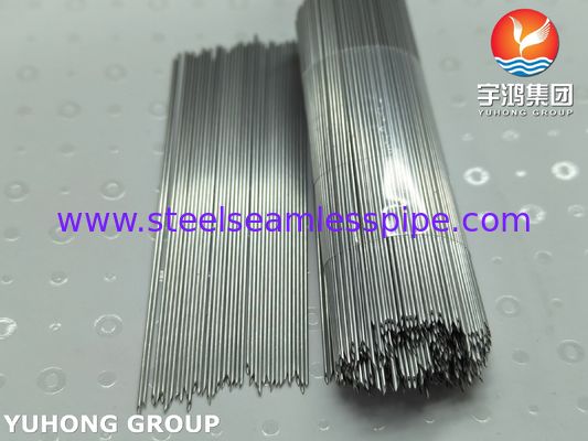 Tubo de aguja de permanencia prolongada SUS304 24G para terapia intravenosa, punta con corte trasero de triple bisel