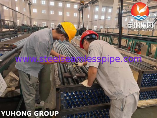 ASME SA209 Tubo de aleta incorporado de acero aliado con aleta AL1060 para intercambiador de calor