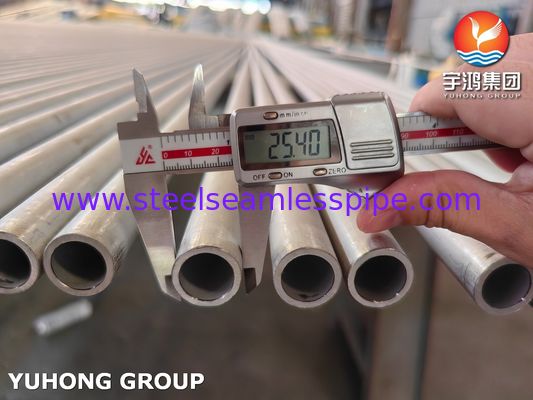 El tubo sin costura de acero inoxidable ASME SA213 TP304 (1.4301)