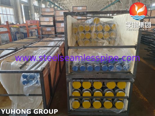 Tubo ASTM A376 TP347H con aletas de CS, tubo aleteado HFW, solución resistente al calor de grado profesional