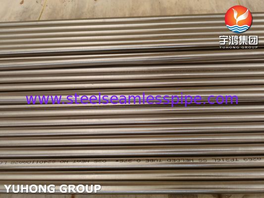 Topo soldado de acero inoxidable ASTM A269 TP316L Brillante recocido