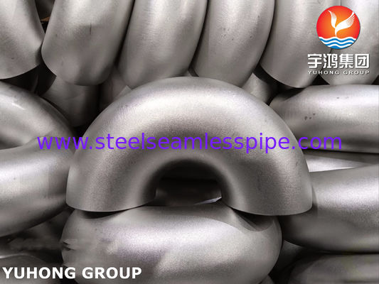ASTM A403 WP321-S 180° Short Radius Elbow - Stainless Steel Pipe Fitting for Petrochemical & Power Plant Piping Systems​​