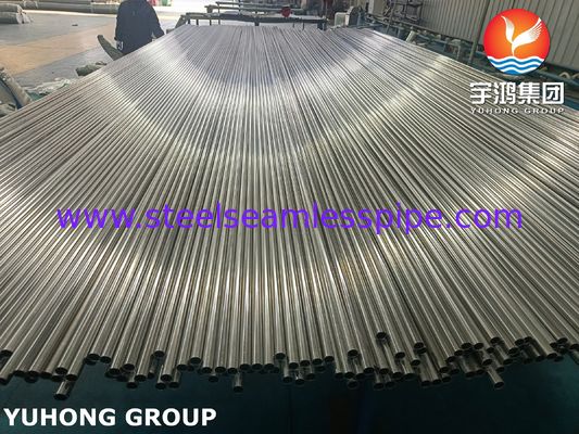 Topo de intercambiador de calor soldado de acero inoxidable ASTM A249 TP304 Brillante recocido