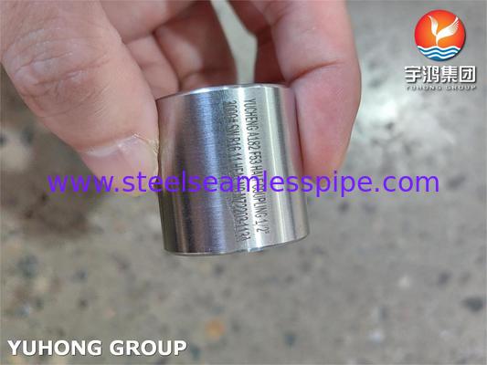 Acoplamiento de acero inoxidable súper dúplex ASTM A182 F53 de alta presión y resistente a la corrosión para aplicaciones de petróleo y gas