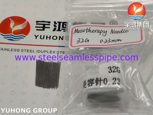 SUS304 Stainless Steel Mesotherapy Needle Tube For Injection And Filler 30G 31G 32G