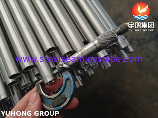 Tubo de acero inoxidable sin costura ferrítico y martensítico ASME SA268 TP410 (UNS S41000)
