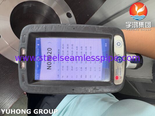 Brida de acero de aleación de níquel ASTM B564 N08020 para aplicaciones de alta temperatura