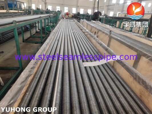 Tubo aleteado empotrado de acero al carbono ASME SA209 con aletas AL1060 para intercambiadores de calor