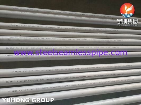 Tubo sin costura resistente a la corrosión 12X18H10T / AISI 321 según GOST 9941-81 para intercambiadores de calor y la industria química