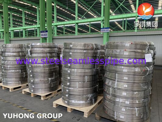 ASTM A269 TP316L Tubo de bobina sin costura de acero inoxidable resistente a la corrosión y servicio a alta temperatura