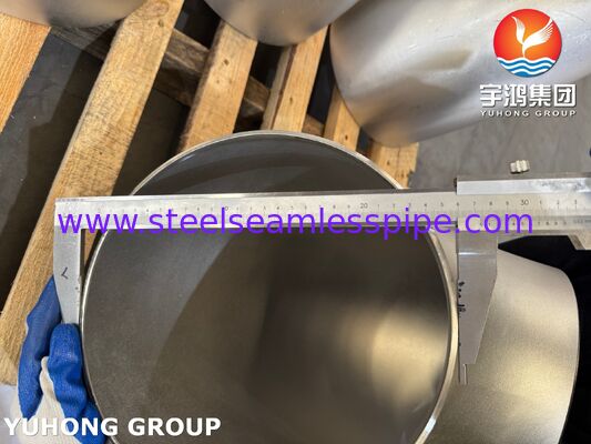 Acero inoxidable con ajuste de 90 grados de codo soldado en el trasero