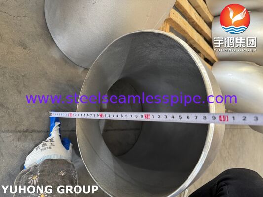 Acero inoxidable con ajuste de 90 grados de codo soldado en el trasero