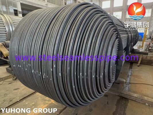 Haz de tubos de intercambiador de calor de acero al carbono con tubos ASME SA179 y placa tubular SA266 Gr.2 para construcción según el código ASME