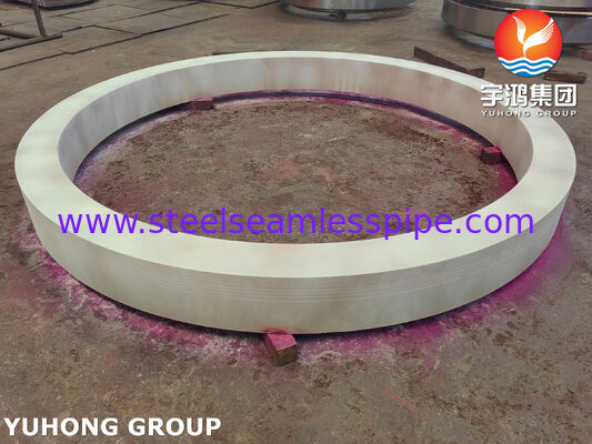 Anillo de aleación de cobre níquel ASME SB171 C70600 para pieza de intercambiador de calor