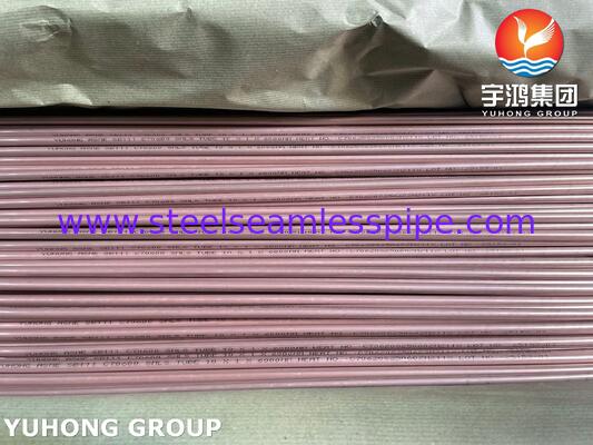 Tubo de cobre níquel ASME SB111 C70600 O61 para condensador e intercambiador de calor