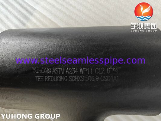Accesorios de acero de aleación ASTM A234 WP11 CL2 soldados en extremo para la industria química