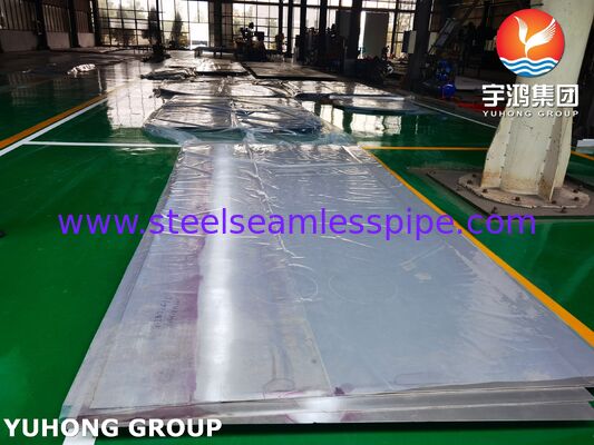 Placas revestidas de acero al titanio con piezas de revestimiento SA516 Gr 70 con compuesto explosivo Gr.2