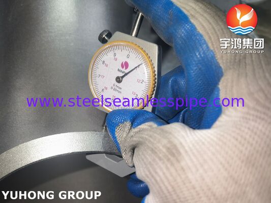 Codo de ajuste de acero inoxidable ASTM A403 WP304 soldado a tope