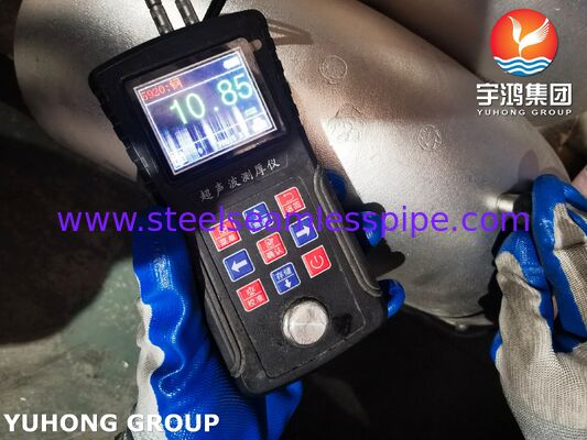 Codo de ajuste de acero inoxidable ASTM A403 WP304 soldado a tope