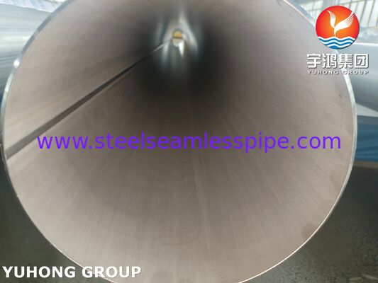 Tubería soldada de acero inoxidable ASTM A358 TP316L decapada y recocida