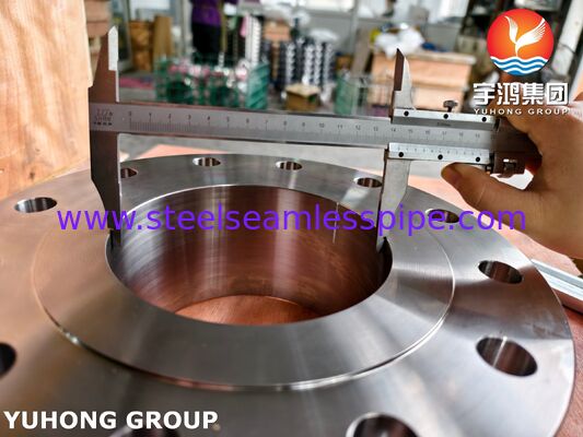 Brida ASTM B564 UNS N04400 MONEL 400 utilizada en la industria marina