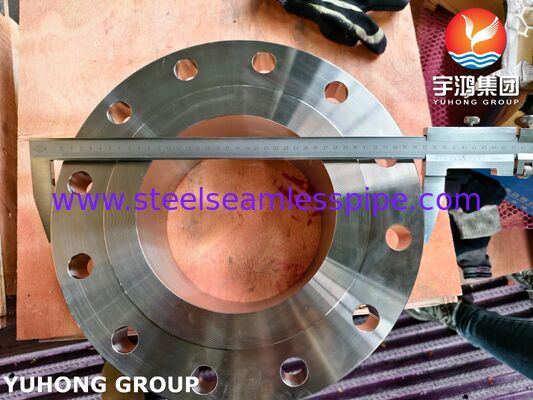 ASTM B564 N04400 Brida ciega forjada de acero de aleación de níquel Monel 400 con realce