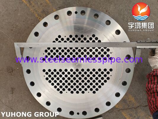 Capa de tubo estacionario de acero al carbono normalizado ASME SA266 Gr.2N para intercambiador de calor