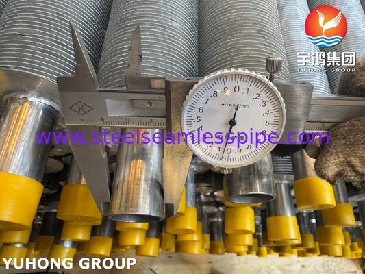 EN 10217-7 1.4301 Tubo aleteado extruido para calderas y enfriadores de aire