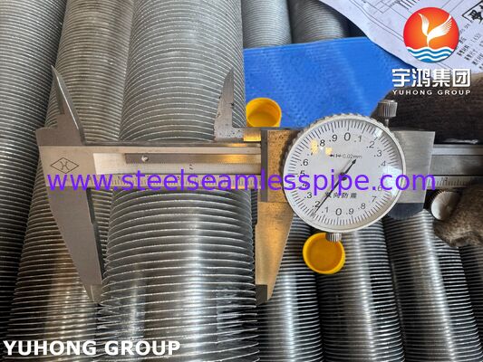 EN 10217-7 1.4301 Tubo aleteado extruido para calderas y enfriadores de aire