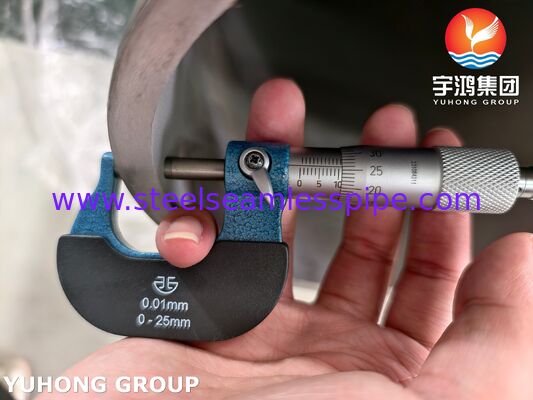 Tubo sin costura de acero inoxidable ASTM A312 S30815 253MA