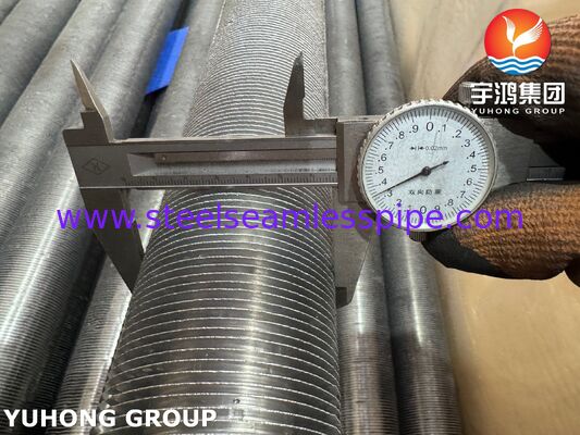 Tubo Aleteado Extruido - Acero al Carbono ASTM A179 Base / Aletas de Aluminio 1060 para Intercambiadores de Calor