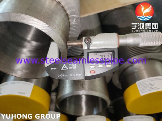 A335 P9 Tubos con aletas HFW para intercambiadores de calor de alta temperatura aletas de acero al carbono