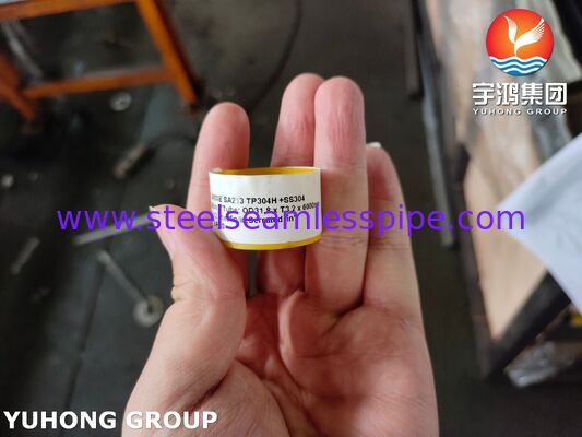 Tubos con aleta dentada y soldados de alta frecuencia TP304H Base / SS304 Fin