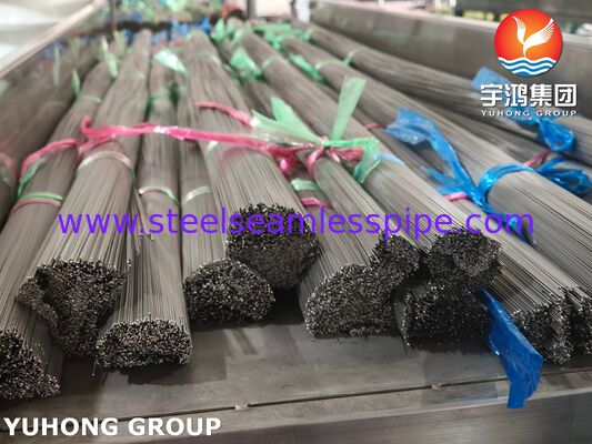 SUS304 ISO9626 10 - 34G Tubos capilares médicos de acero inoxidable para la administración de medicamentos