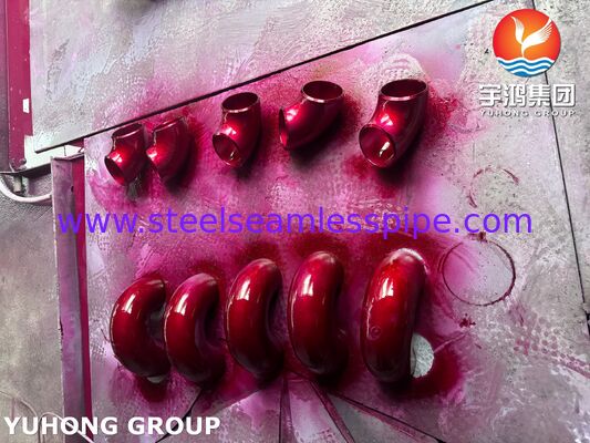 El material de acero inoxidable de ajuste de corto alcance con codo de extremo de acero inoxidable B169