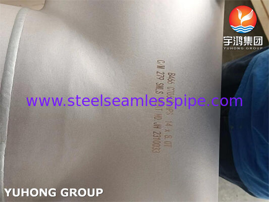 ASTM B466 C70600 Accesorios de cobre-níquel 90-10 - Aleación forjada sin costuras para sistemas de tuberías de servicio corrosivas marinas