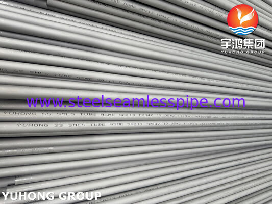 El tubo de intercambiador de calor sin costura de acero inoxidable ASME SA213 TP347