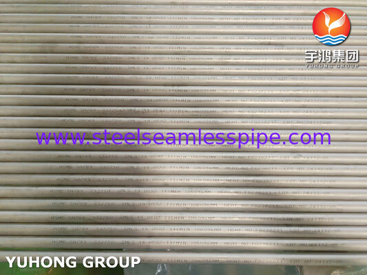 ASTM A789 S32750 Super duplex de acero inoxidable Tubo sin costura/saldado para el servicio de alta corrosión y alta presión