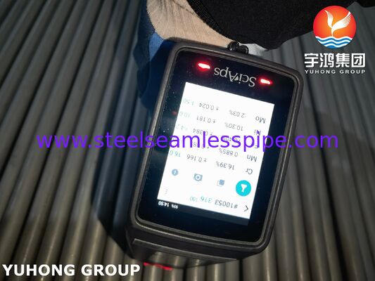 Aplicación del intercambiador de calor de tubo sin costura de acero inoxidable ASME SA213 TP316L