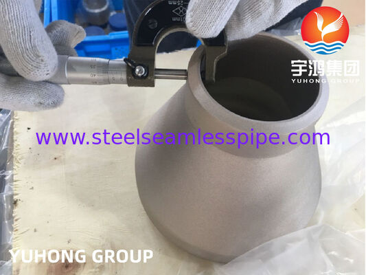 Reductor excéntrico de cobre y níquel ASTM B466 C70600 para sistema de refrigeración