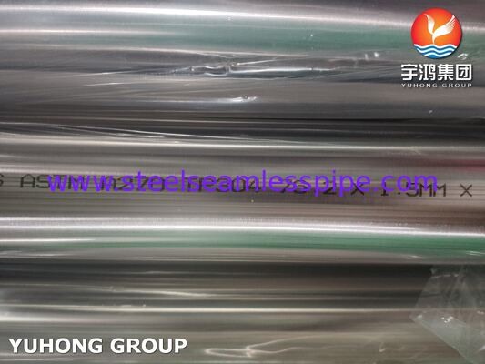 ASTM A270 TP304 Tubos sanitarios de acero inoxidable con recocido brillante para la industria láctea, 320 / 240 Grit