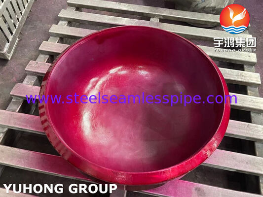 Tapa ASME SA403 WP304 para campo industrial, accesorio de tapa de acero inoxidable