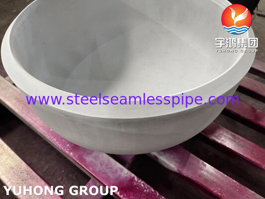 Tapa ASME SA403 WP304 para campo industrial, accesorio de tapa de acero inoxidable